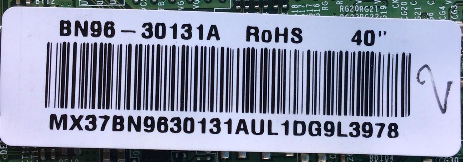 KIT DE TARJETAS PARA TV SAMSUNG /  MAIN BN94-09773A / BN41-02245A / BN97-08781E / FUENTE BN44-00769C / L40HF_EDY / BN4400769C / T-CON BN96-30131A / BN41-01938B / BN97-10105B / PANEL CY-DF400BGLV8H / MODELO UN40H5201AFXZA VF12 - Imagen 4